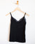 Only Hearts Lingerie Org Cttn w/ Lace Cami in Black