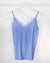 Only Hearts Lingiere Org Cttn w/ Lace Cami in Blu Smoke