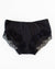 Only Hearts Lingerie Org Cttn w/ Lace Hipster in Black