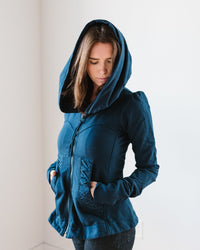 Prairie Underground Clothing Cloak Hoodie in Midnight