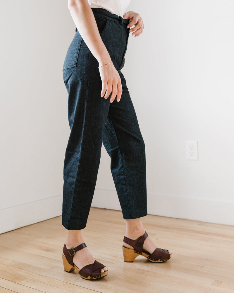 Prairie Underground Clothing Denim Boiler Pant in Denim