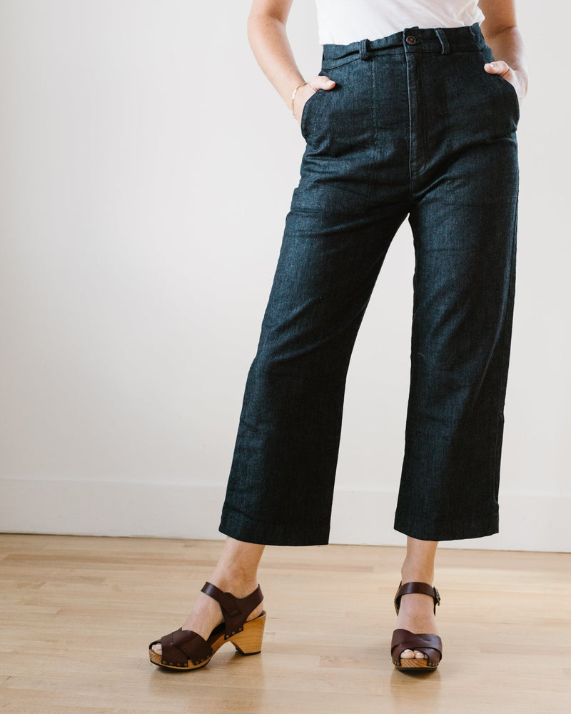 Prairie Underground Clothing Denim Boiler Pant in Denim