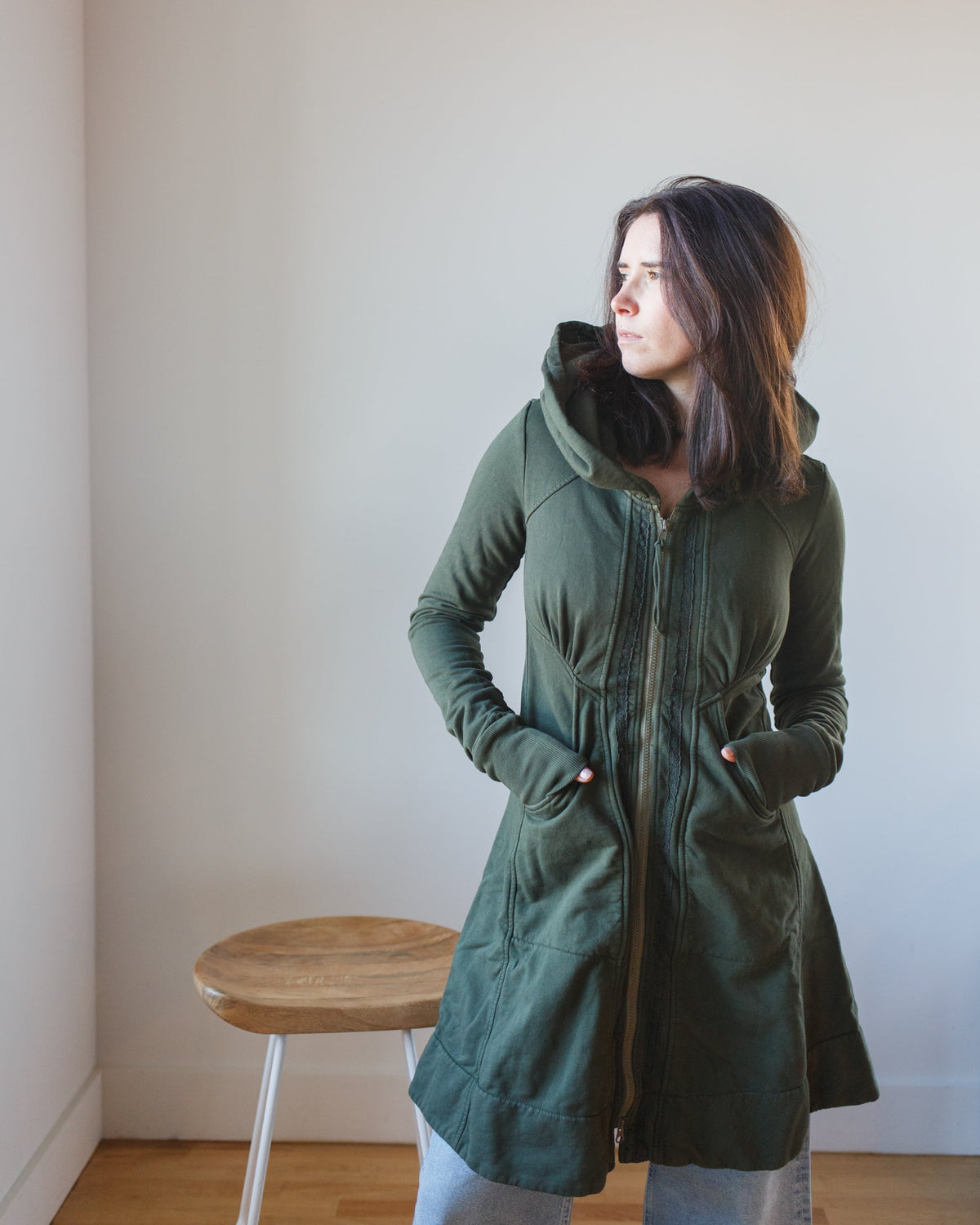 Prairie Underground Clothing Long Victorian in Moss