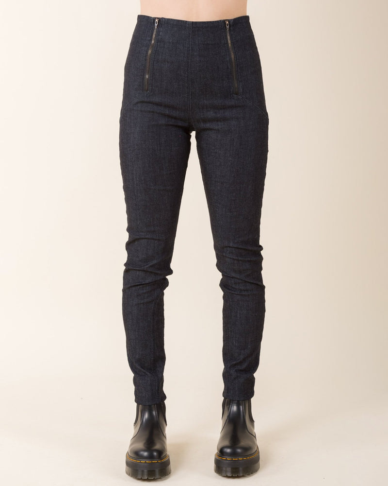 Prairie Underground Clothing Parallel Zip in Denim