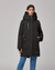 Soia & Kyo Outerwear Belina Straight Fit Mid Length Puffer in Black