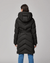 Soia & Kyo Outerwear Bryanna Semi-Fitted Knee-Length Puffer in Black