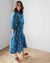 Sundry Clothing Blouson Sleeve Midi in Perrin Paisley