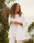 Tee Lab Clothing Beach Cardigan in White
