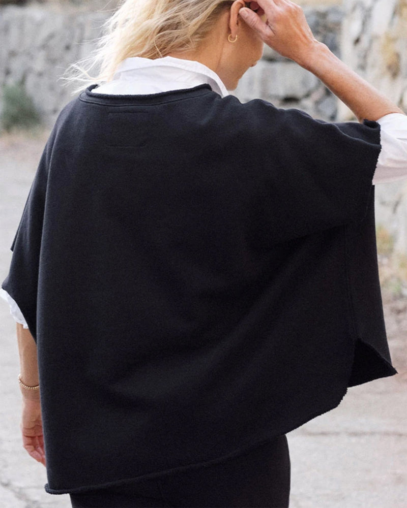 Tee Lab Clothing Blackout / O/S Capelet in Blackout