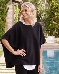 Tee Lab Clothing Blackout / O/S Capelet in Blackout