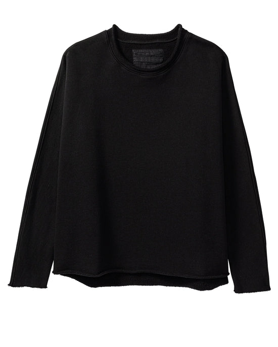Frank & Eileen Anna Long Sleeve Capelet in Black 