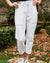 Tee Lab Clothing Patch Pocket Jogger in White