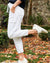 Tee Lab Clothing Patch Pocket Jogger in White