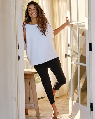 Tee Lab Clothing The Trouser Legging in Black