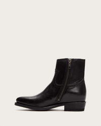 FRYE Billy Inside Zip in Black 