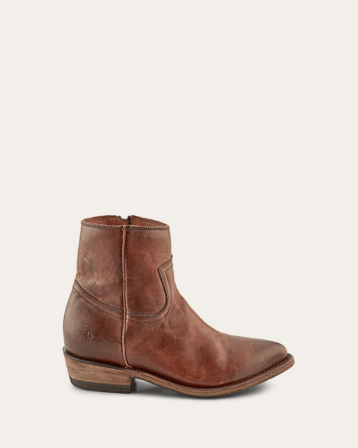The Frye Company Shoes Billy Inside Zip in Redwood