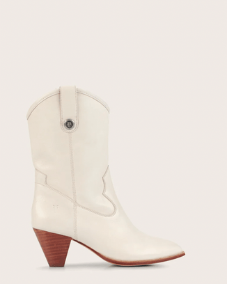 The Frye Company Shoes June Western in White