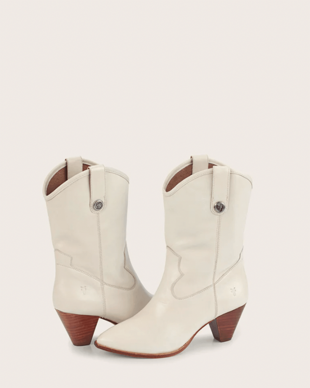The Frye Company Shoes June Western in White