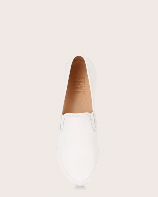 FRYE Mia Slip On in White 