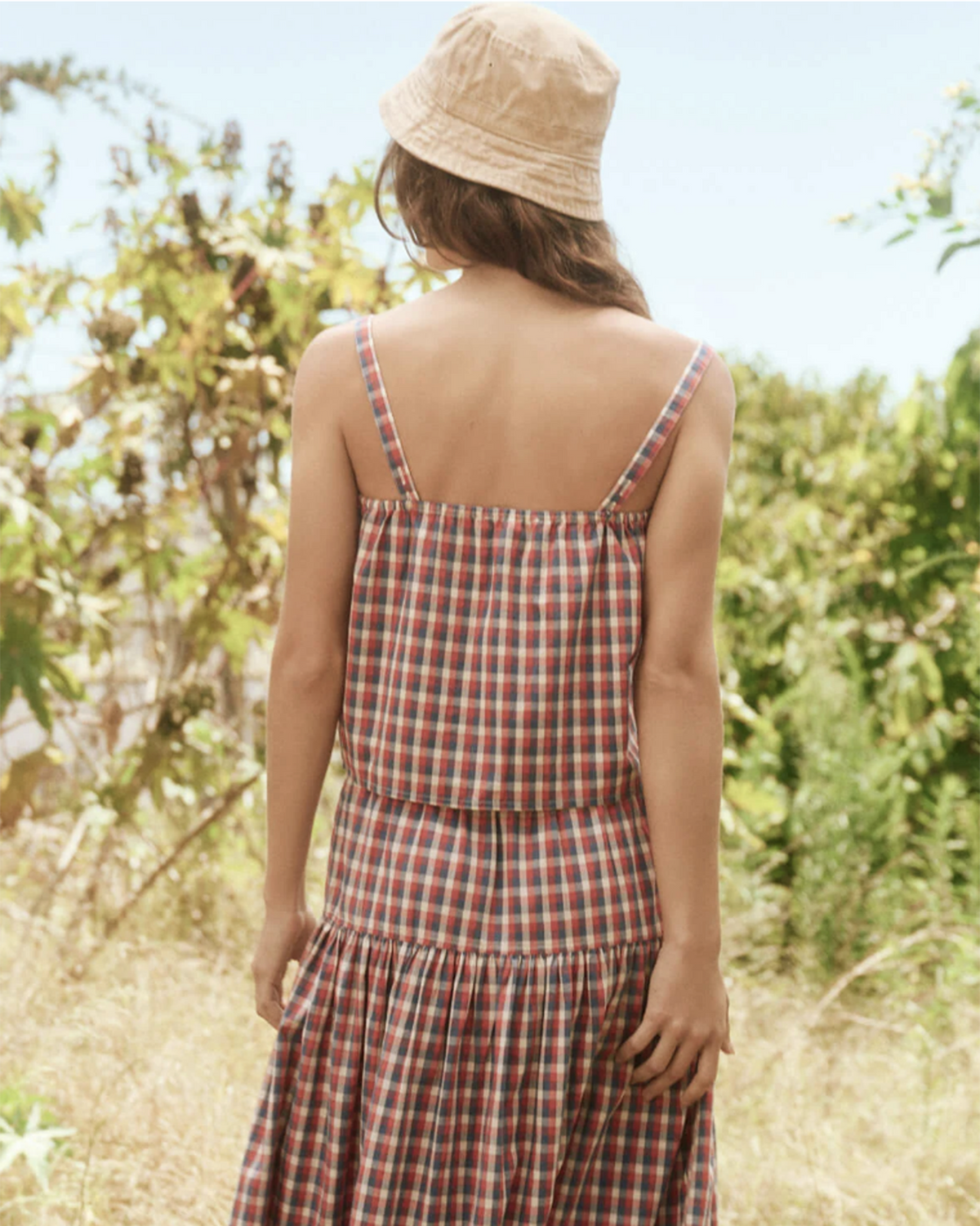 the Great Clothing The County Line Cami in Picnic Plaid