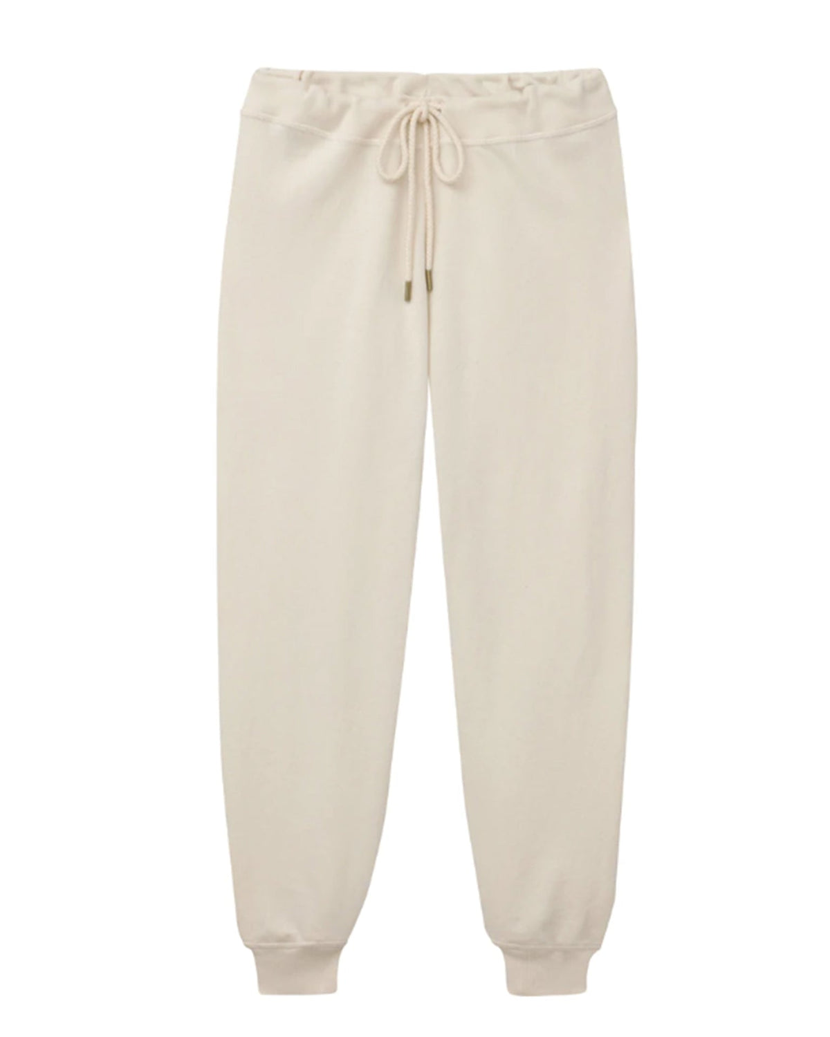 the Great Clothing The Cropped Sweatpant in Washed White