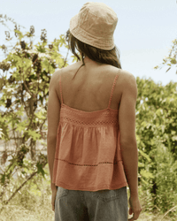 the Great Clothing The Heirloom Cami in Peach Nectar