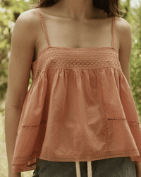 the Great Clothing The Heirloom Cami in Peach Nectar