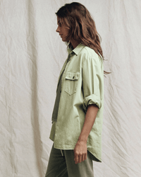 the Great Clothing The Rancho Top in Washed Sweetgrass