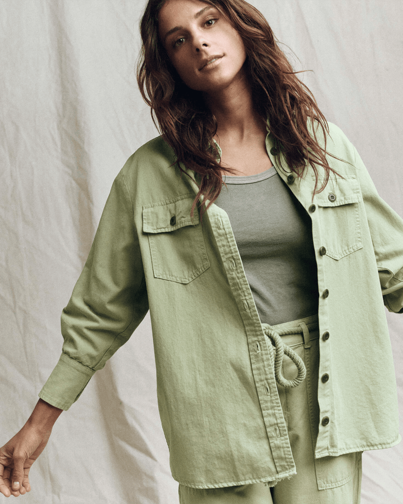 the Great Clothing The Rancho Top in Washed Sweetgrass