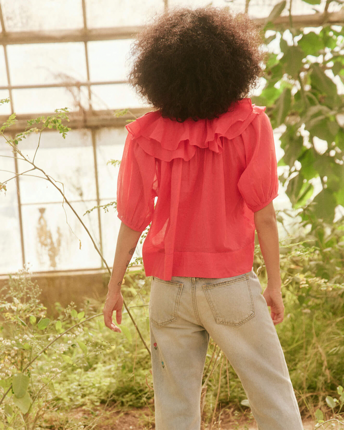 the Great Clothing The Sunrise Top in Tart