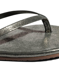 Tkees Shoes Glitter Flip Flops in Moonshine