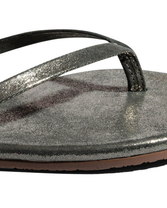 Tkees Shoes Glitter Flip Flops in Moonshine