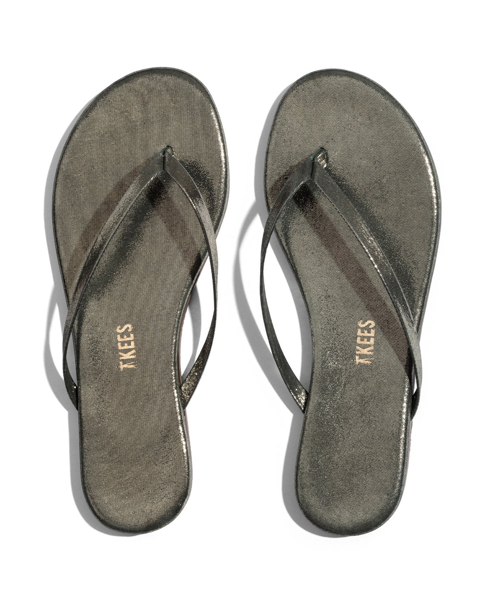 Glitter Flip Flops in Moonshine