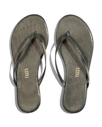 Tkees Shoes Glitter Flip Flops in Moonshine