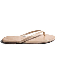 Tkees Shoes Glitter Flip Flops in Pink Pearl