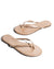 Tkees Shoes Glitter Flip Flops in Pink Pearl