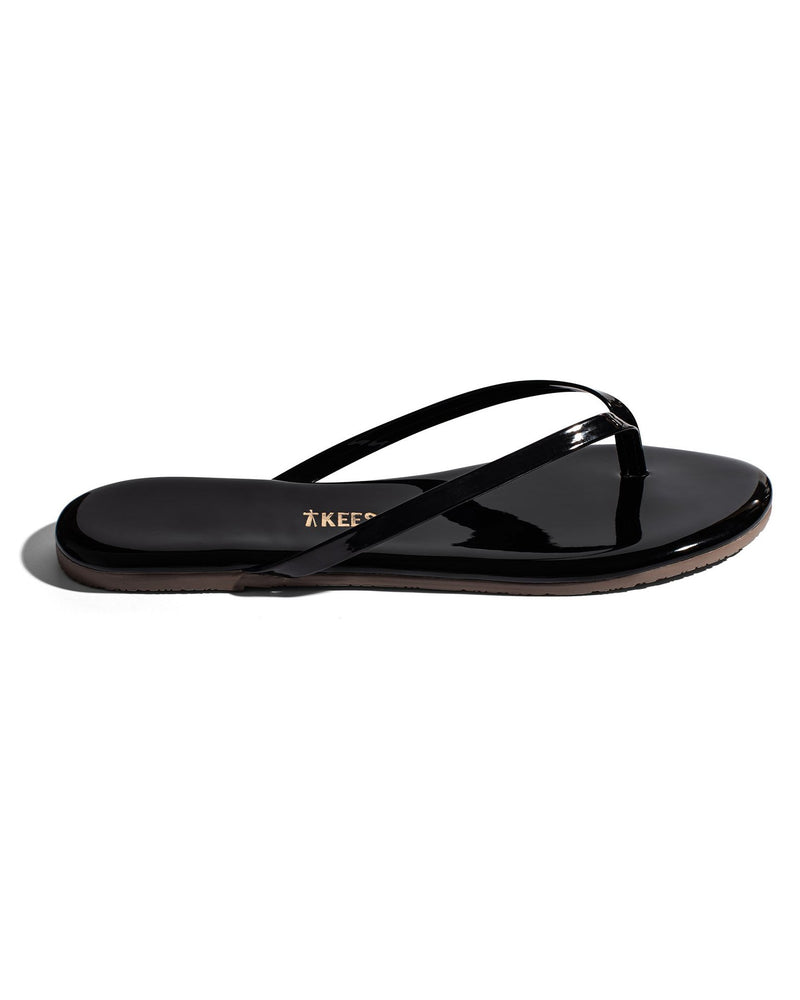Tkees Shoes Glosses Flip Flop in Licorice