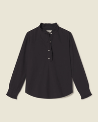Trovata Birds of Paradis Breezy Blouse in Black 