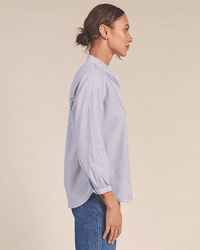 Trovata Birds of Paradis Clothing Helena Shirt in Mariners Stripe