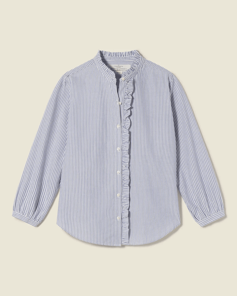 Trovata Birds of Paradis Clothing Helena Shirt in Mariners Stripe
