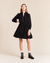 Trovata Birds of Paradis Clothing Yulia Shirtdress in Black