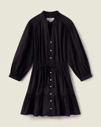 Trovata Birds of Paradis Clothing Yulia Shirtdress in Black