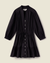 Trovata Birds of Paradis Clothing Yulia Shirtdress in Black