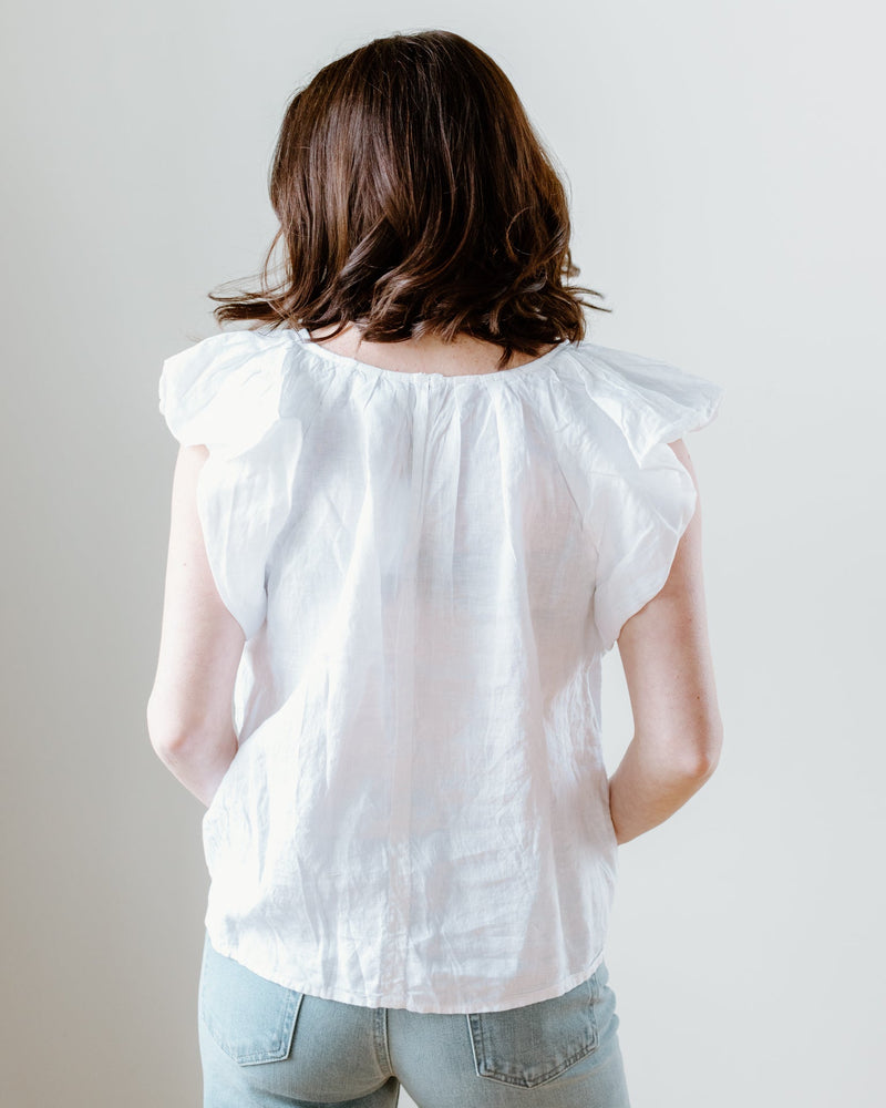 Velvet by Graham & Spencer Clothing Ava Top in White