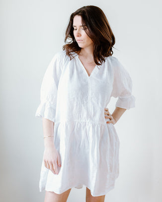 Velvet by Graham & Spencer Clothing Bria Dress in White