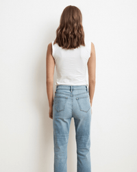 Velvet by Graham & Spencer Estina Scoop Neck Tank Top in White 
