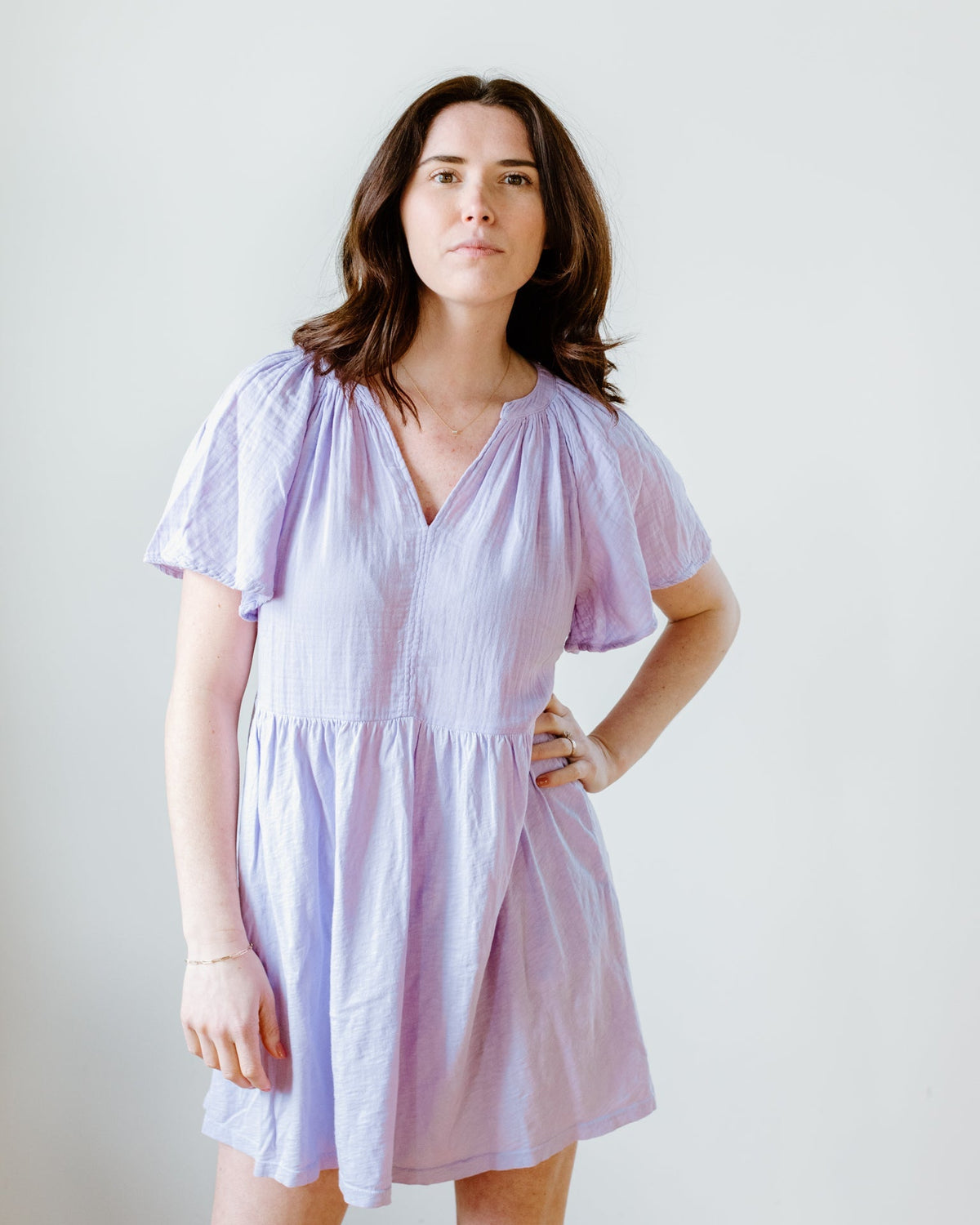Velvet by Graham & Spencer Clothing Jamie Dress in Thistle
