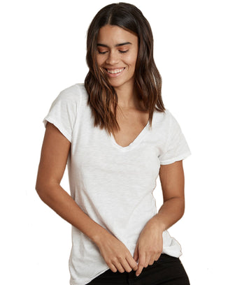 Lilith V Tee in White