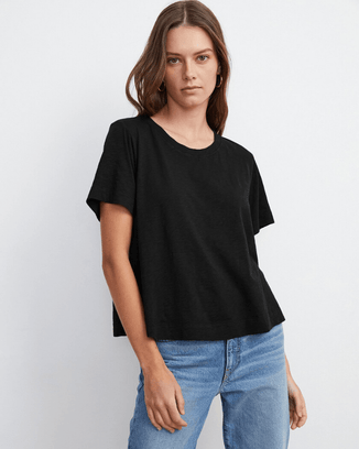 Lula Swing Tee in Black