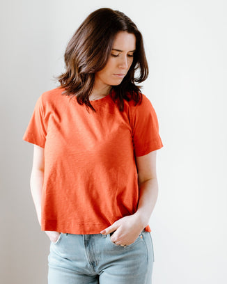 Velvet by Graham & Spencer Clothing Lula Swing Tee in Cherry